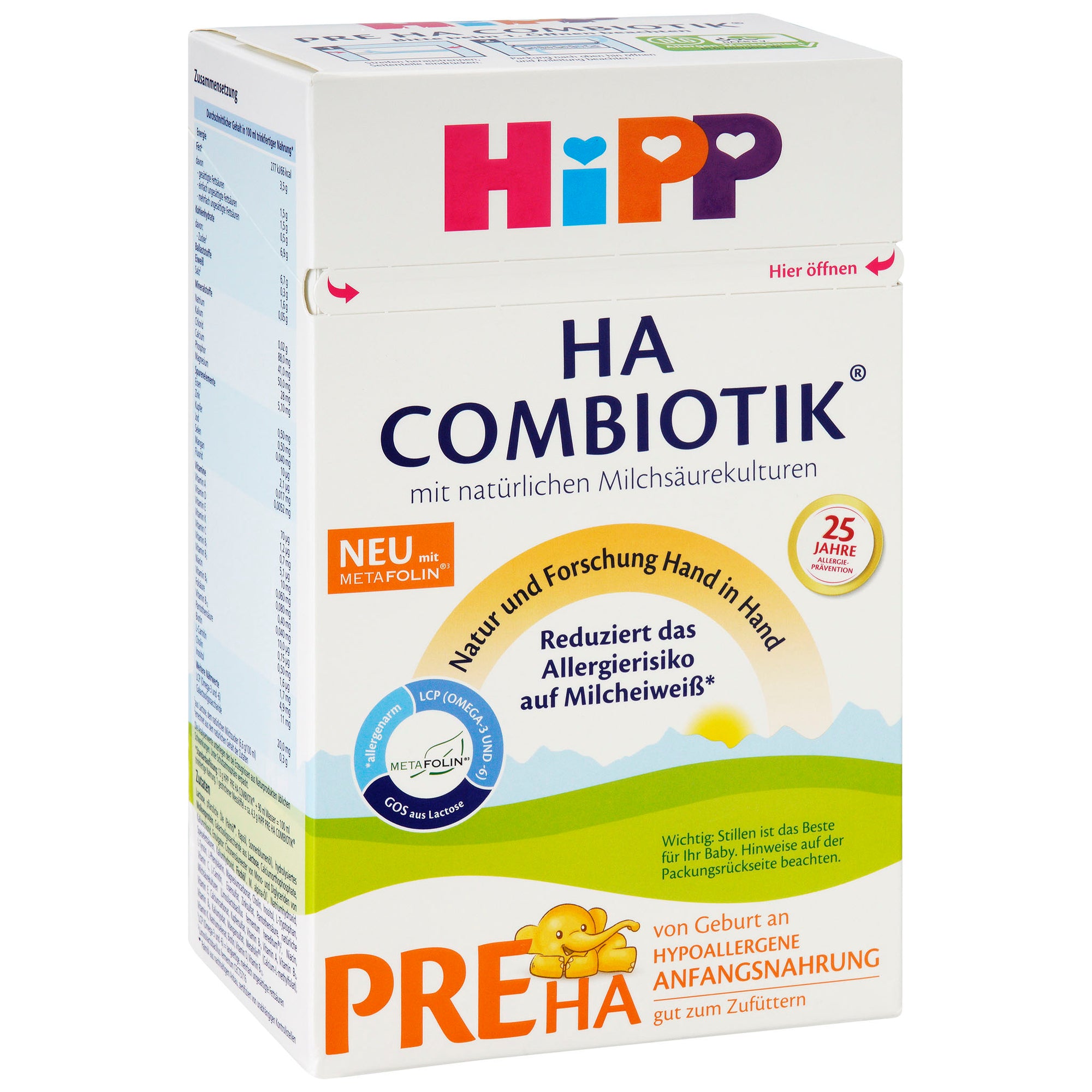 HiPP German Stage PRE Hypoallergenic HA Combiotic Infant Milk Formula - Formula Stork